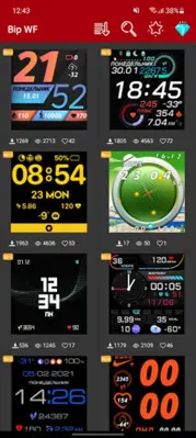 Amazfit Bip/U/U-Pro WatchFace android App screenshot 5